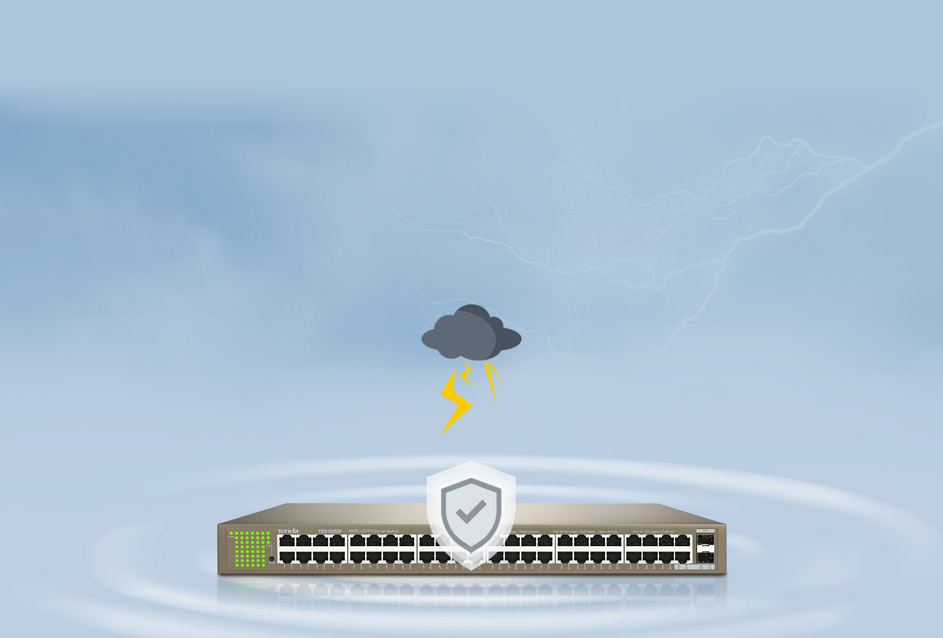 TEG1050F 48GE+2SFP Ethernet Switch